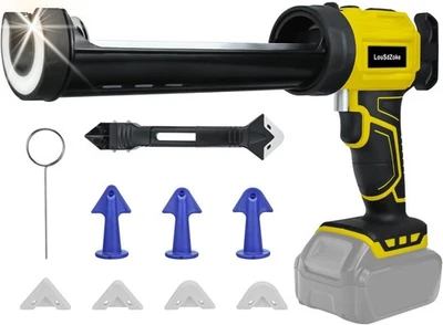 Pistola de calafateo inalámbrica para batería Dewalt 20V Max, 10 Oz/300Ml silicona eléctrica Foto 1 de 4
