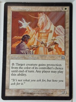 Wishmonger - Mercadian Masques - Magic the Gathering MTG Nice! - Image 1 of 3