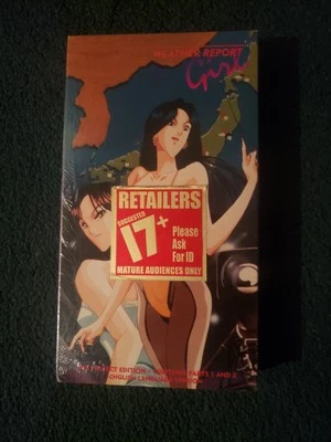 Weather Report Girl Part 1 & 2 Anime VHS New Sealed English Language Version - Image 1 of 4