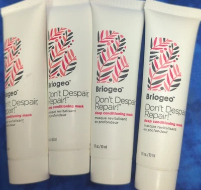 4 x Briogeo Don't Despair, Repair! Deep Conditioning Hair Mask 1 oz each trvl sz - Image 1 of 2
