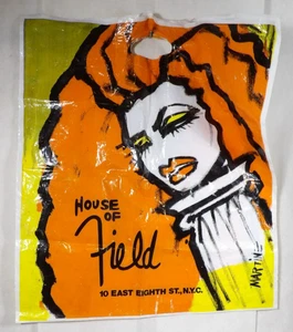 VTG House of Field NYC Shopping Bag Sex and The City Costume Designer Art - Picture 1 of 12