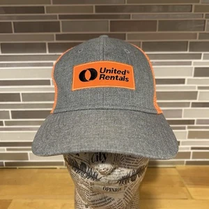 United Rentals Truckermütze neonorange bestickt Logoaufnäher Netzrücken - Bild 1 von 6