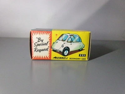 CORGI TOYS.  Heinkel  economy car  scala 1/43 made in England EMPTY BOX - Immagine 1 di 4