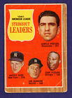 1962 Topps #59 AL Strikout Leaders/Pascual/Whitey Ford/Jim Bunning/Pizzaro PR MK