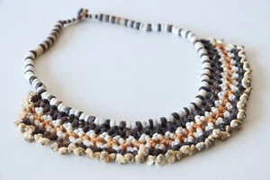 Ornate Shell Money Necklace - Solomon Islands - Malaita - Handcrafted - Bild 1 von 10