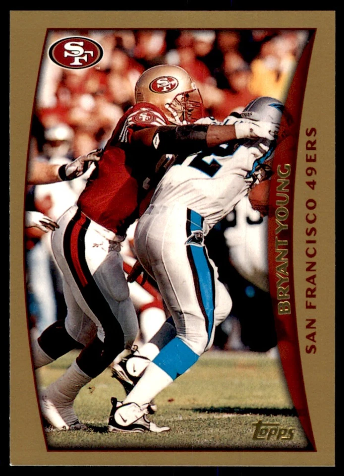 1998 TOPPS BRYANT YOUNG SAN FRANCISCO 49ERS #47 - Image 1 of 2