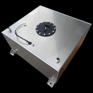 60 Litres / 13 Gallons Fuel Cell/tank, Polished Aluminium - Afbeelding 1 van 7