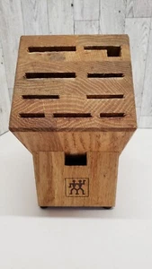 Zwilling J.A. Henckels Knife Block 10 Slot 922 Light Brown Natural - Picture 1 of 10