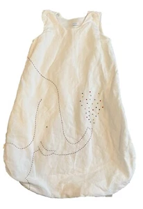 Jacadi Paris Baby Sleepsack Stitched Elephant Pattern EUC! - Picture 1 of 7