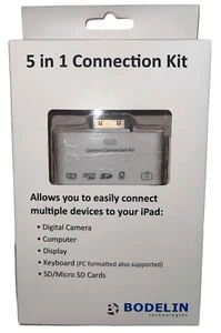 BODELIN TECHNOLOGIES 5 in 1 Connection Kit for IPAD/IPHONE/30 Pin Connection NEW - Picture 1 of 3