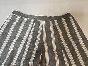 Gr. XS Drew Tulip Split Hose. Anthropologie Damen schwarz/weiß gestreift Baumwolle - Bild 1 von 8