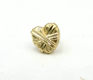 Un autentico SINGOLO orecchino Barry Kieselstein-Cord oro 14 kt cuore avvolto 1 - Foto 1 di 8