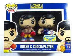 Manny Pacquio Signed Autographed Funko POP! Boxer & Coach/Player PSA AK65986 - Picture 1 of 3