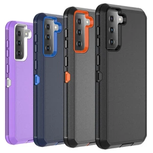 For Samsung Galaxy S21 S22 Ultra Case Heavy Duty Armor Shockproof Defender Cover - Picture 1 of 34