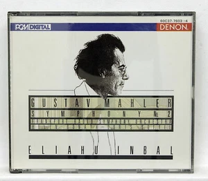 ELIAHU INBAL ⸺ MAHLER symphony no.2 ⸺ DENON CD NM - Picture 1 of 2