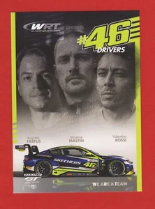 BMW WRT M4 GT3 #46 Rossi-Martin-Farfus OFFICIAL DRIVER CARD cm10x15 MONZA 2023 - Imagen 1 de 2