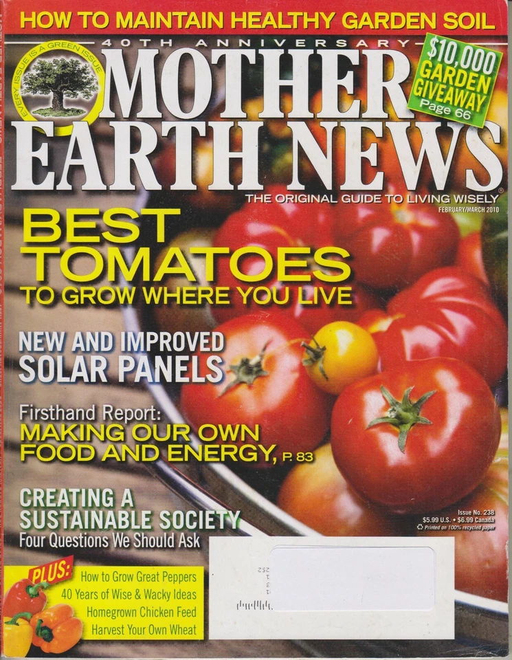 Mother Earth News February March 2010 Making Your Own Food and Energy (Magazine: Foto 1 de 1