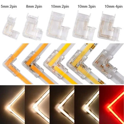 COB LED Wire Connector 5 8 10mm Connection Solderless Mini Buckle FCOB RGB CCT - Image 1 of 4