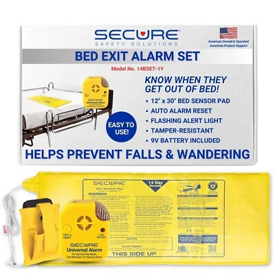 Alarma de salida de cama para prevención de caídas de ancianos - Monitor de paciente de 80 dB y sensor de cama Foto 1 de 4