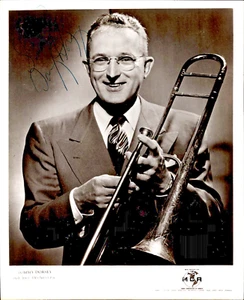 Tommy Dorsey Auto Signed 8x10 Photo Jazz Trombonist Sincerely - Picture 1 of 1