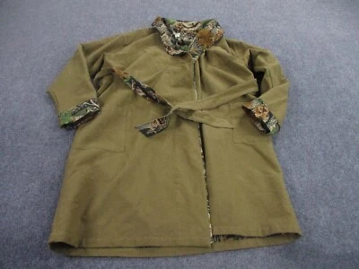 Cabelas Robe Adult L Camo Fleece Seclusion 3D Bath Night Sleep Lounge Mens - Image 1 of 4