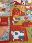 Handmade Tied Farm Fleece Blanket 67 L X 59 W Multicolor