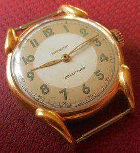 Vintage 1940s ANCRE 17 Jewels NOS German Watch Running Wristwatch - Picture 1 of 6