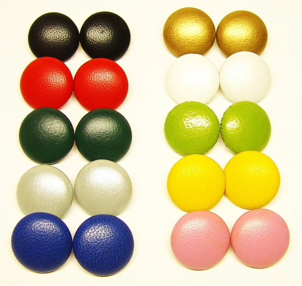 REAL LEATHER BUTTONS USA MADE 20 PC DIY OUTFIT CO-ORDINATION PROJETS,21MM 13/16" - Image 1 of 4