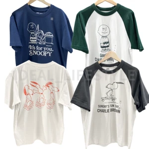 UNIQLO PEANUTS UT Grafik T-Shirt S-4XL Kurzarm Oversized Snoopy Unisex Neu mit Etikett - Bild 1 von 23