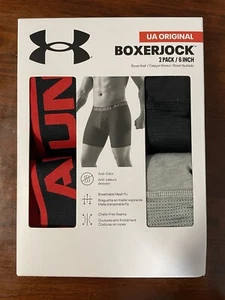 UNDER ARMOUR UA 6" HERREN BOXERJOCK BOXERSHORTS 2ER PACK SMALL S SM 1282508 UVP $35 - Bild 1 von 9