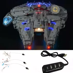 USB Light Kit for LEGO 75192 MOC UCS Super Falcon Millennium Building Set-Not IN - Picture 1 of 12