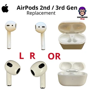 Original Apple AirPods 1/2nd/3rd  Gen Replacement -Choose : Left - Right -Case - Picture 1 of 36