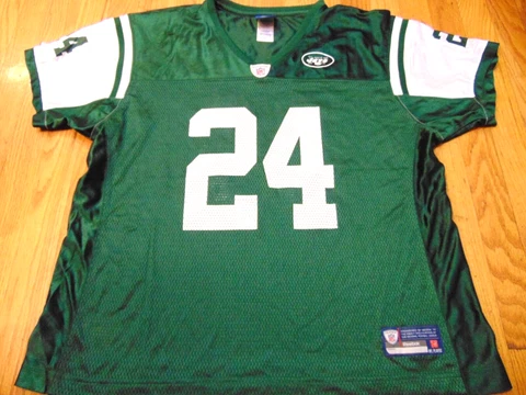 REEBOK WOMEN'S NFL NEW YORK JETS DARRELLE REVIS JERSEY SIZE 2XL Cover