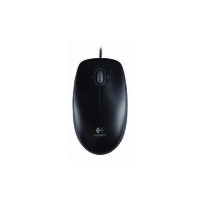 Logitech B100 Optical USB Mouse (Black) 910-003357 - Image 1 of 4