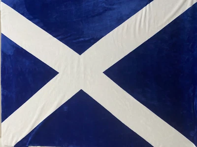 Scotland Saint Andrew's Cross Flag Soft Blanket 60 x 80 - Image 1 of 4