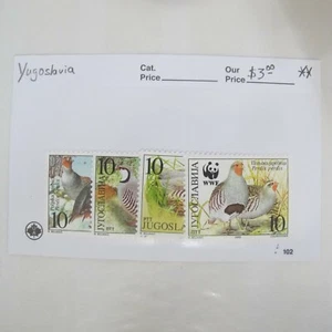 Yugoslavia   -  WWF  Birds  MNH - Picture 1 of 1