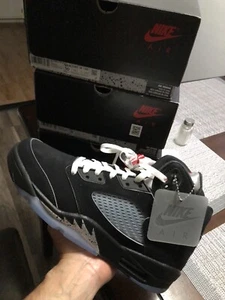 Size 8 - Air Jordan 5 Retro OG Black Metallic Reimagined - Picture 1 of 11