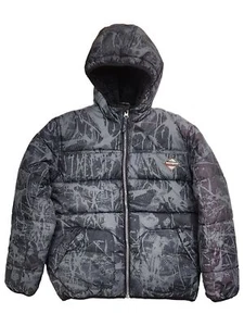 Performance Gear Boys Black & Gray Insulated Puffer Jacket Winter Coat 14-16 - Picture 1 of 2
