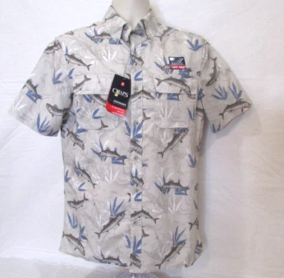 Chaps Small Swordfish UPF 50+ Button Up Shirt - Image 1 of 4