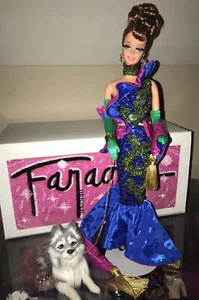 EICHE 1997 Barbie von Jim Faraone Originals verwurzelte Wimpern & Hund einzigartig - Bild 1 von 6