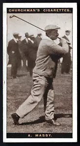 CHURCHMAN - FAMOUS GOLFERS - #30 ARNAUD MASSY - Picture 1 of 2