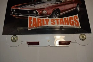 1964 1965 OEM MUSTANG SHELBY GT FALCON RANCHERO SPEEDOMETER GAUGE LENS PANEL - Picture 1 of 11