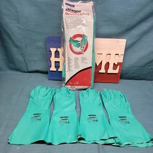 GUANTI JACKSON SAFETY G80 NITRILE RESISTENZA QUIMICA LUNGHEZZA 13" TAGLIA 7 SMALL - Foto 1 di 11