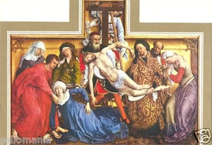 POSTAL VAN DER WEYDEN EL DESCENDIMIENTO DE LA CRUZ PAINTING POSTCARD TP10162 - Imagen 1 de 1