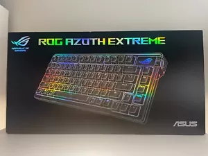 ASUS ROG Azoth Extreme 75 Custom Gaming Keyboard, Aluminum Chassis, Carbon Fiber - Picture 1 of 4