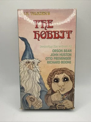 J.R.R.Tolkien THE HOBBIT VHS 1992 Animated Rankin Bass 1991 Vintage EC! - Image 1 of 2