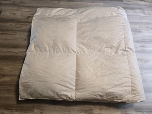 White Comforter 98"×98" King Down  - Picture 1 of 7