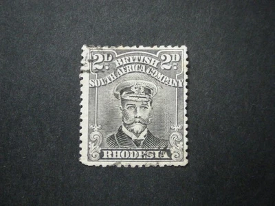 Rhodesia - BSAC KGV 1918 2d black & grey-black SG256 FU - Image 1 of 2