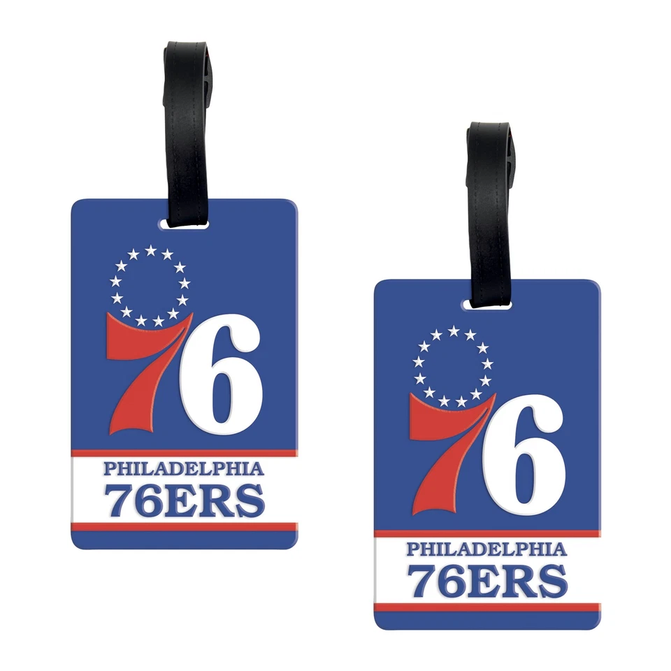 WinCraft Philadelphia 76ers Luggage Tag 2-Pack - Image 1 of 1