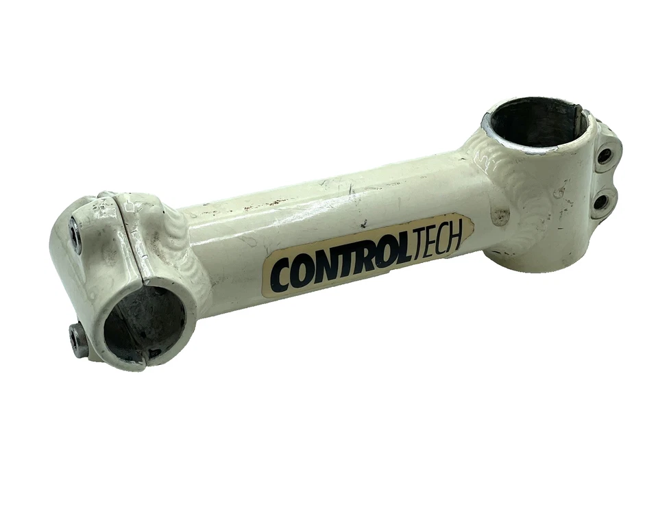 Control Tech White 1-1/8” Threadless Alloy Made in USA 25.4 Clamp 130mm Vintage - Image 1 of 4